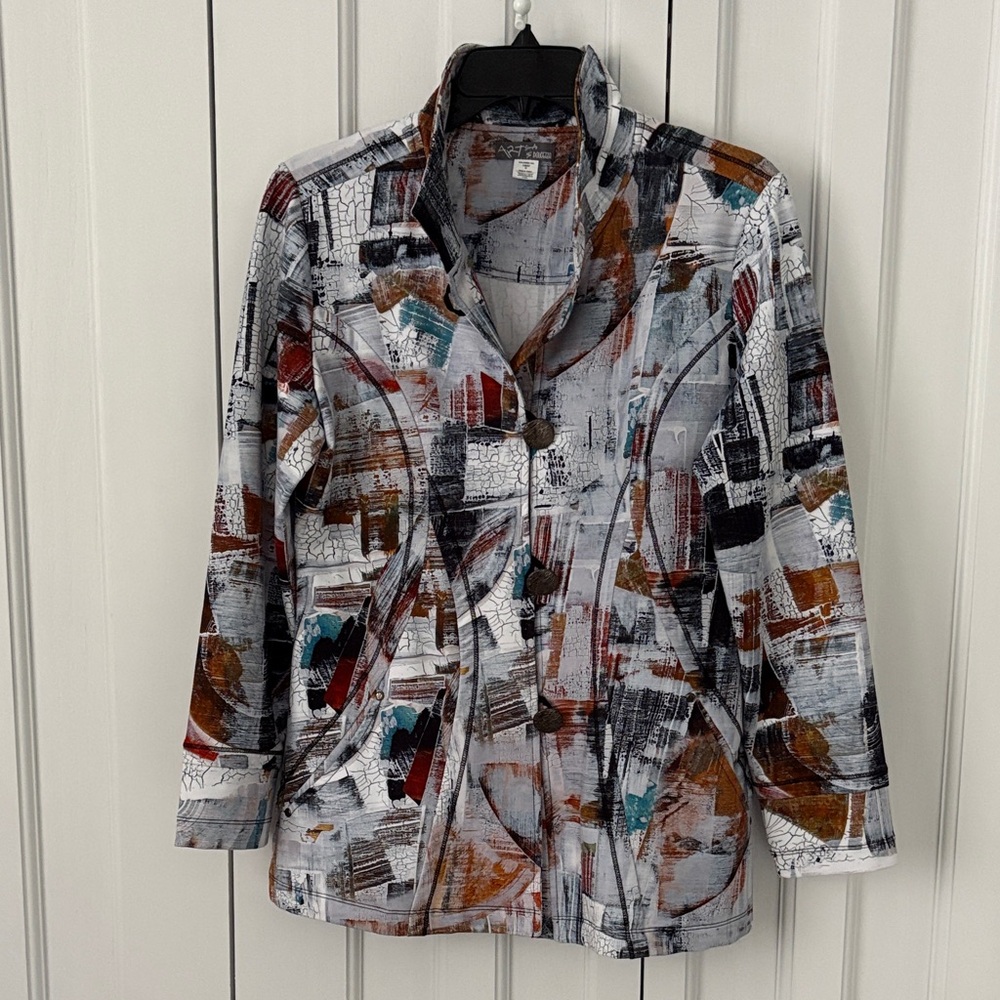 Dolcezza Abstract Jacket sz M